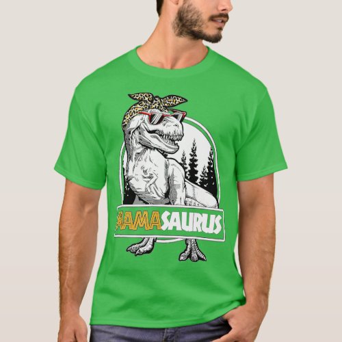 Mamasaurus  Rex Dinosaur Mama Saurus Funny Family  T_Shirt