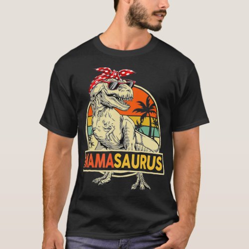 Mamasaurus T Re Dinosaur Mama Saurus Family Matchi T_Shirt