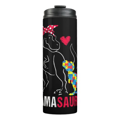 Mamasaurus T rex Dinosaur Clothing Gifts Funny ma Thermal Tumbler