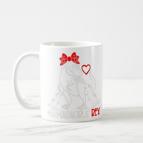 Mamasaurus T Rex Dinosaur Funny Mama Saurus Mother Coffee Mug