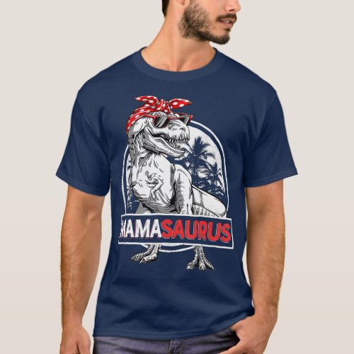 Mamasaurus T rex Dinosaur Funny Mama Saurus T_Shirt