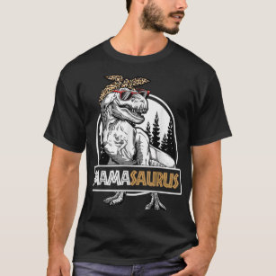 Mamasaurus T Rex Dinosaur Mama Saurus Family Match T-Shirt