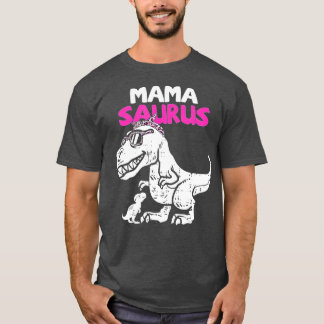 Mamasaurus T Rex Dinosaur Mama Saurus Family Mothe T-Shirt