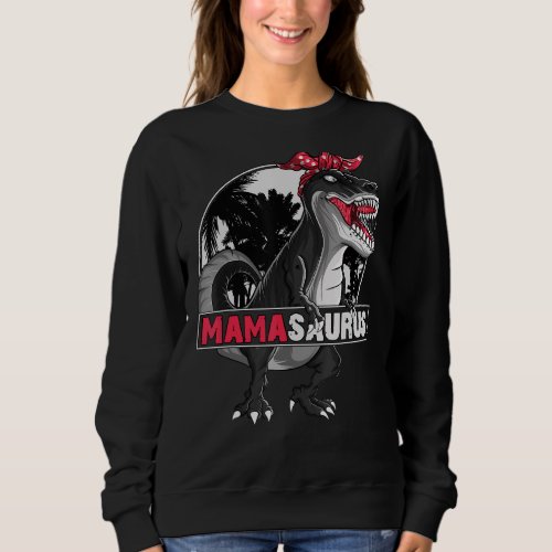 Mamasaurus T Rex Dinosaur Mama T Rex Family Matchi Sweatshirt