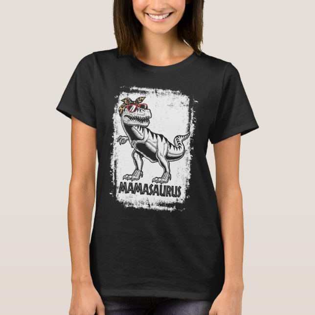 Mamasaurus T Rex Dinosaur Mother Birthday Mama T-S T-Shirt (Front)