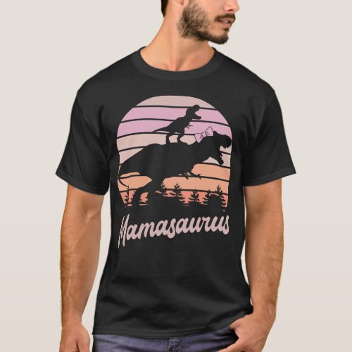 Mamasaurus TRex Dinosaur T_Shirt