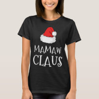 Mamaw Claus Christmas Hat Family Group Matching Pa