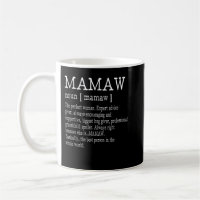 Mamaw Definition Grandma Mother Day Gifts Women