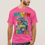 Mamaw Of The Birthday Boy Monster Truck Dinosaur  T-Shirt<br><div class="desc">Mamaw Of The Birthday Boy Monster Truck Dinosaur  .</div>