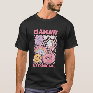 Mamaw of the Birthday Girl Pool Party Family Party T-Shirt