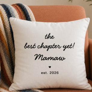 Mamaw Pillow Gift   Best Chapter Yet