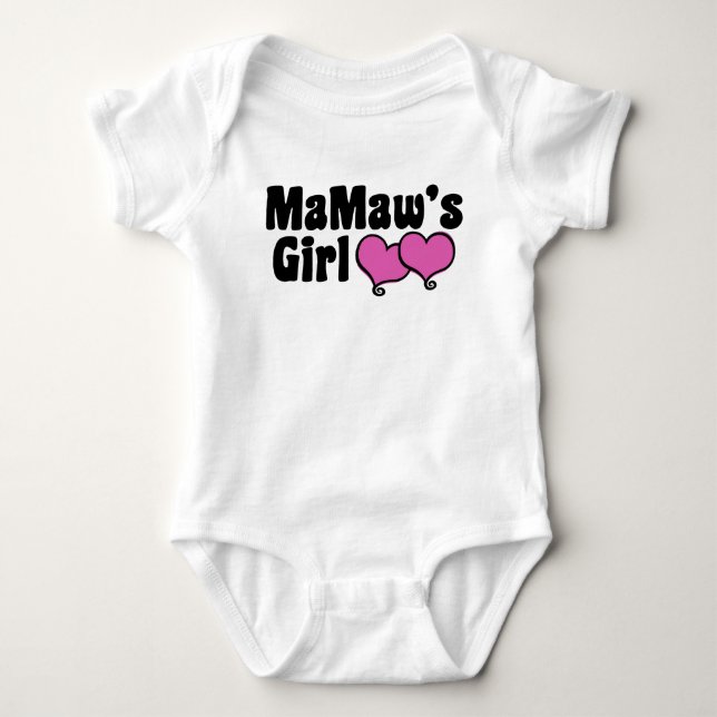Mamaw’s Girl Baby Bodysuit (Front)