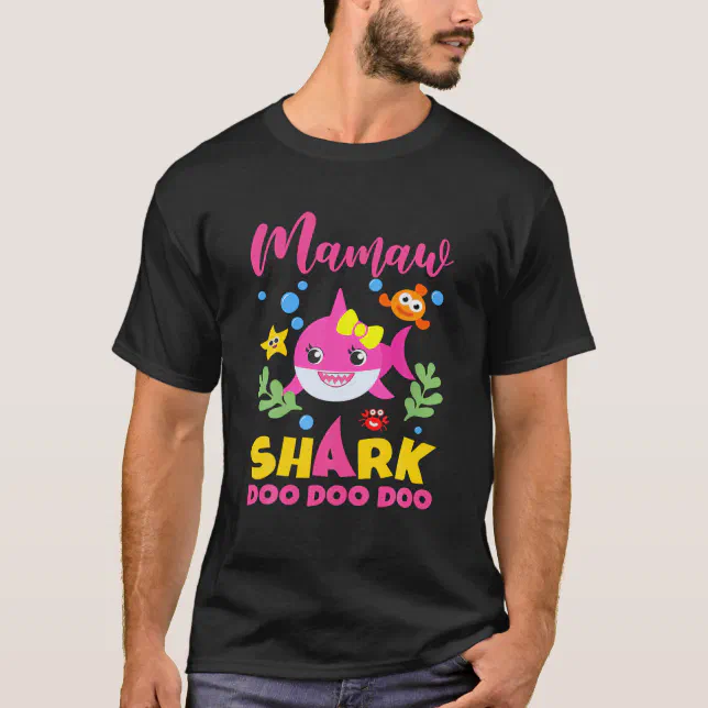 Mamaw Shark T-Shirt Doo Doo Doo T-Shirt