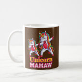 Mamaw Unicorn Dabbing Magical Family Matching Coffee Mug (Left)