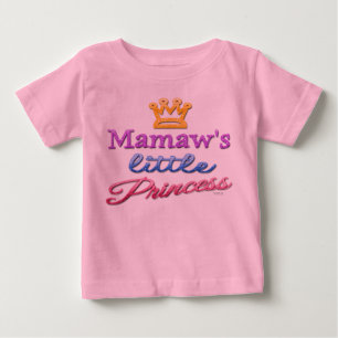 Mamaw's Little Princess Baby Toddler T-Shirt