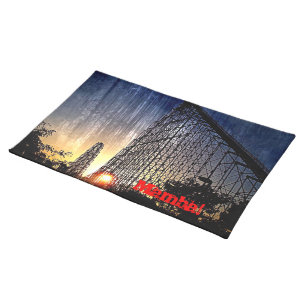 Mamba Rollercoaster World's of Fun Kansas City Placemat