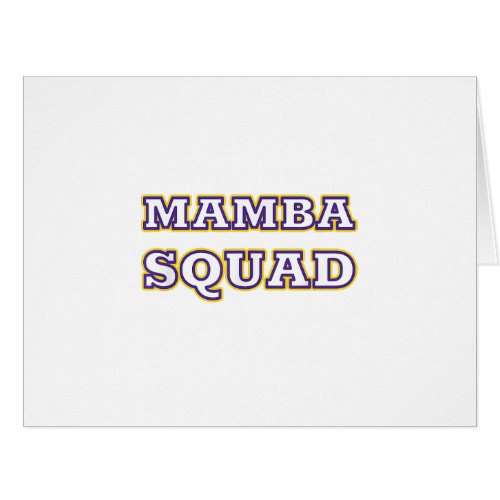 Mamba Squad funny Clothing for Snake Lover