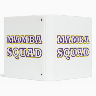 Mamba Squad funny Clothing for Snake Lover 3 Ring Binder