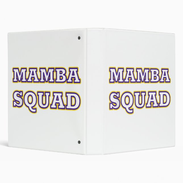 Mamba Squad funny Clothing for Snake Lover 3 Ring Binder (Background)