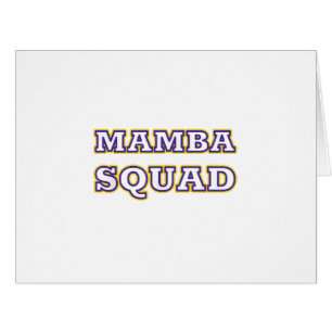 Mamba Squad funny Clothing for Snake Lover Cards