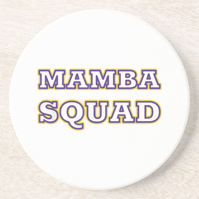 Mamba Squad funny Clothing for Snake Lover Coaster (Front)