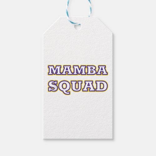 Mamba Squad funny Clothing for Snake Lover Gift Tags