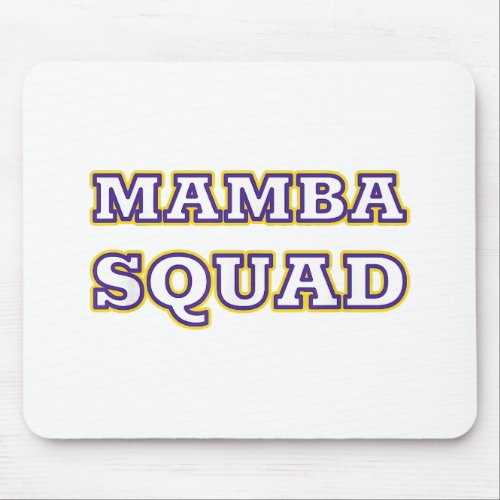Mamba Squad funny Clothing for Snake Lover Mouse Pad