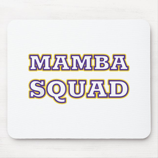 Mamba Squad funny Clothing for Snake Lover Mouse Pad (Front)