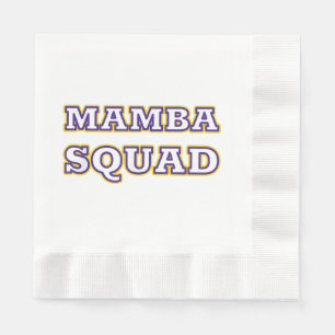Mamba Squad funny Clothing for Snake Lover Napkins