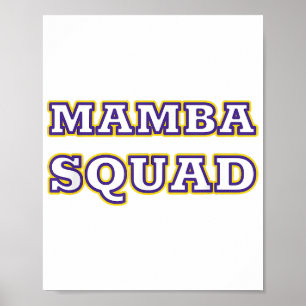 Mamba Squad funny Clothing for Snake Lover Poster