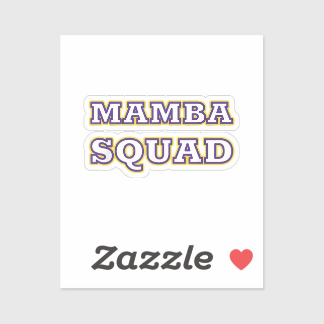 Mamba Squad funny Clothing for Snake Lover Sticker (Sheet)