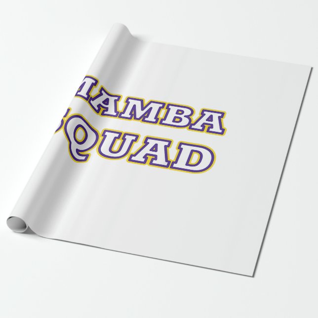 Mamba Squad funny Clothing for Snake Lover Wrapping Paper (Unrolled)