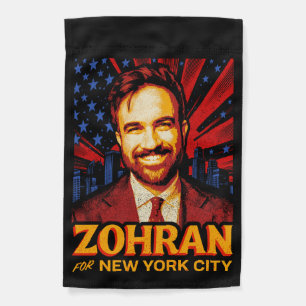 Mamdani for New York Mayor 2025 election Garden Flag