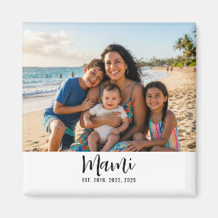 Mami Established Photo Gift Magnet