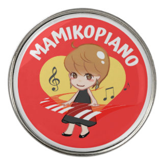 【mamikopiano】ゴルフボールマーカー／Golf ball marker
