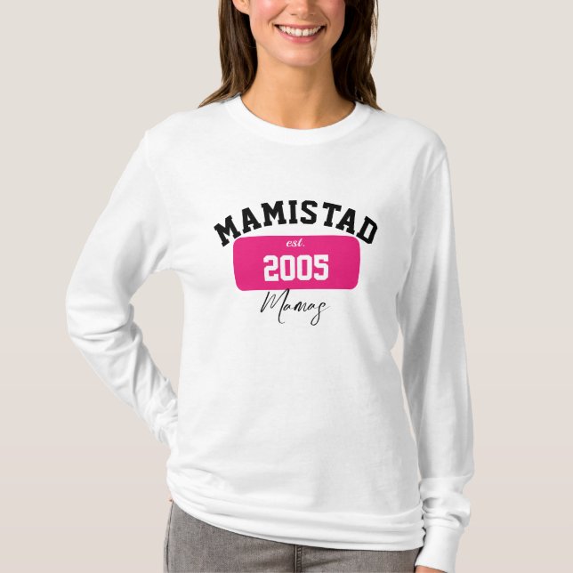 Mamistad Original Long Sleeve T-shirt (white) (Front)