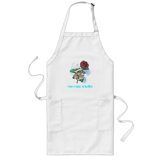Mamita Mom Mode Activated Working Mom Long Apron (Front)