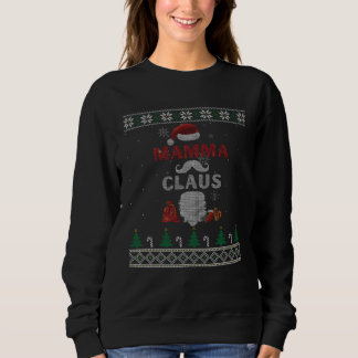 Mamma Claus Matching Family Christmas Santa Sweatshirt