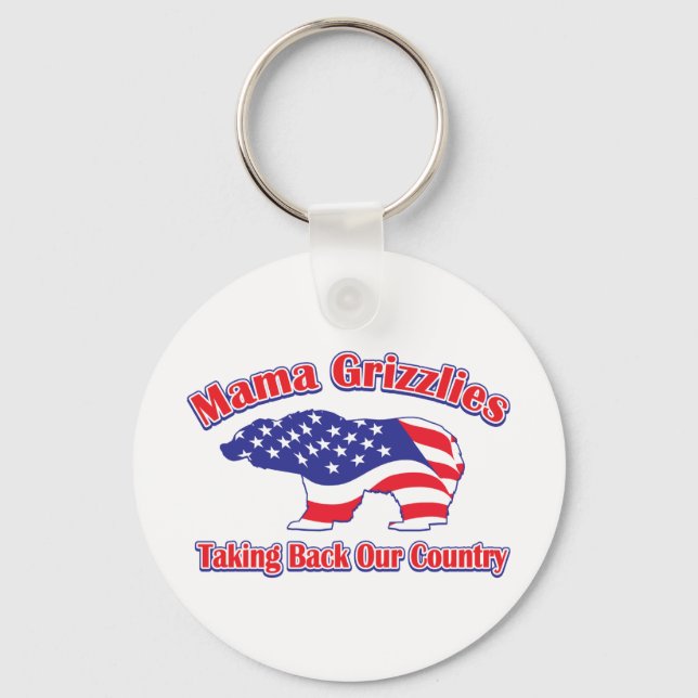 Mamma-Grizzlies Keychain (Front)