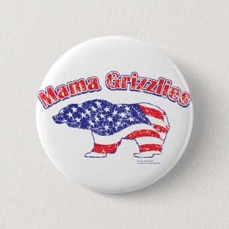 Mamma-Grizzly-Distressed Button