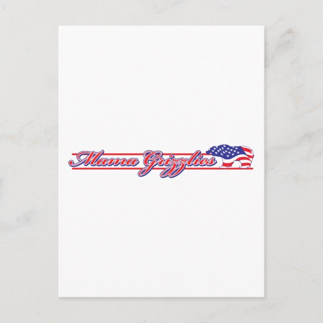 Mamma-Grizzly.Script-eps Postcard (Front)