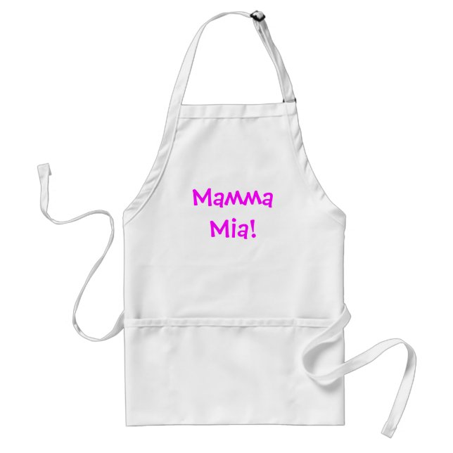 Mamma Mia! Adult Apron (Front)