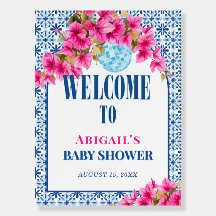 MAMMA MIA BABY SHOWER WELCOME SIGN