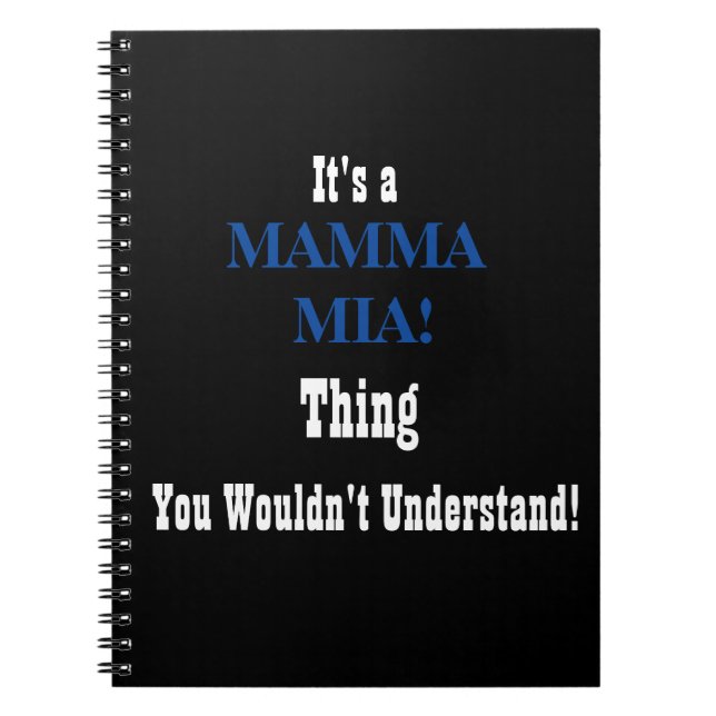 Mamma Mia! Journal (Front)