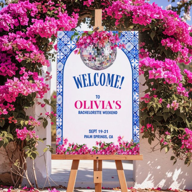 Mamma Mia Party Welcome Sign Banner (Mamma Mia Party Welcome Sign)