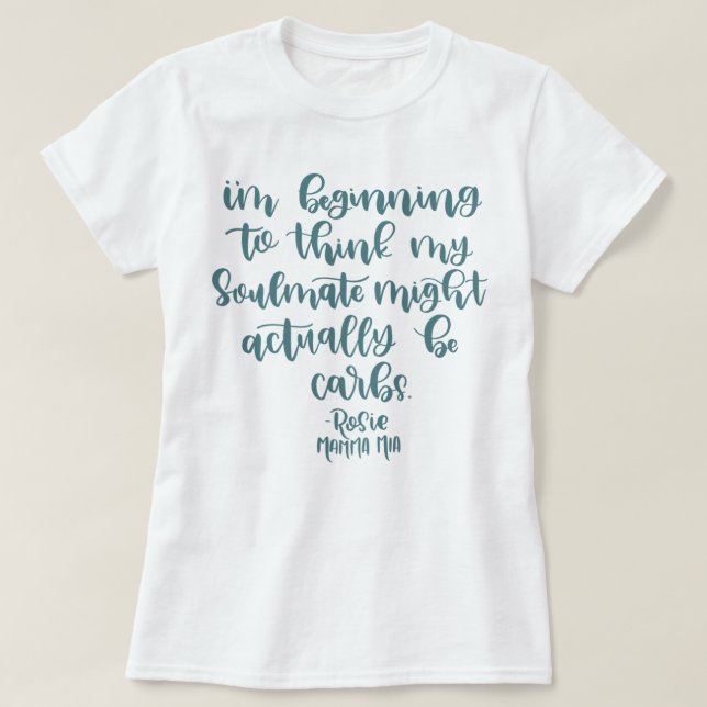 Mamma Mia Quote T-Shirt (Design Front)