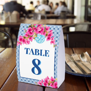 Mamma Mia! Table Number Paper Table Tent