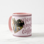 Mamma Needs Coffee Happy Mother's Day Multi Photo Mug<br><div class="desc">Mamma Needs Coffee Happy Mother's Day Multi Photo Mug</div>