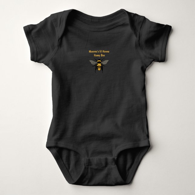 Mamma’s lil Honey bee T-Shirt Baby Bodysuit (Front)