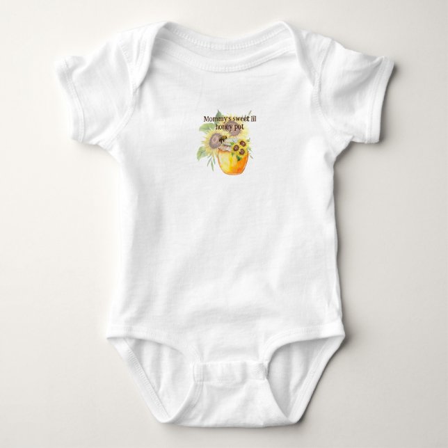 Mamma’s lil Honey pot T-Shirt Baby Bodysuit (Front)